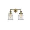 Innovations 208-AB-G184-LED 2 Light Vintage Dimmable LED Bathroom Fixture, Antique Brass view 1