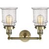 Innovations 208-AB-G184-LED 2 Light Vintage Dimmable LED Bathroom Fixture, Antique Brass view 2