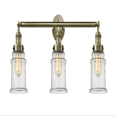 Innovations 205-AB-S-G184 3 Light Adjustable Bathroom Fixture, Antique Brass