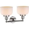 Innovations 208-PN-G71-LED 2 Light Vintage Dimmable LED Bathroom Fixture, Polished Nickel view 2