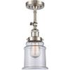 Innovations 201F-SN-G182-LED LED Semi-Flush Mount from Franklin Restoration Collection view 1