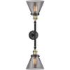 Innovations 208-BAB-G43 2 Light Bathroom Fixture, Black Antique Brass view 3