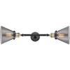 Innovations 208-BAB-G43 2 Light Bathroom Fixture, Black Antique Brass view 4