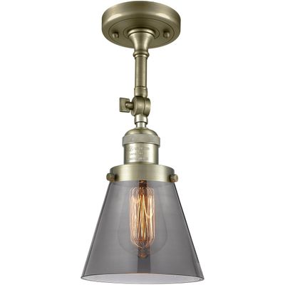 Innovations 201F-AB-G63-LED LED Semi-Flush Mount from Franklin Restoration Collection