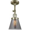 Innovations 201F-AB-G63-LED LED Semi-Flush Mount from Franklin Restoration Collection view 1