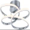 ET2 Lighting Coaster Flush Mount | Polished Chrome Finish | Steel Construction | Modern Ceiling Mounted Light for Bedrooms | Hardwired Ceiling Installation | E24134-PC view 1