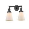 Innovations 208-OB-G61-LED 2 Light Vintage Dimmable LED Bathroom Fixture, Oil Rubbed Bronze view 1