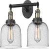 Innovations 208-BAB-G74 2 Light Bathroom Fixture, Black Antique Brass view 1