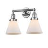 Innovations 208-PC-G41-LED 2 Light Vintage Dimmable LED Bathroom Fixture, Polished Chrome view 1