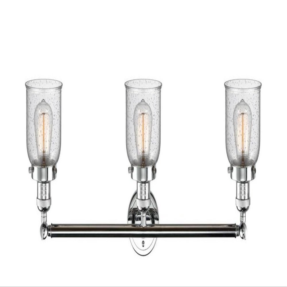 Innovations 205-PC-S-G54-LED 3 Light Vintage Dimmable LED Adjustable Bathroom Fixture, Polished Chrome