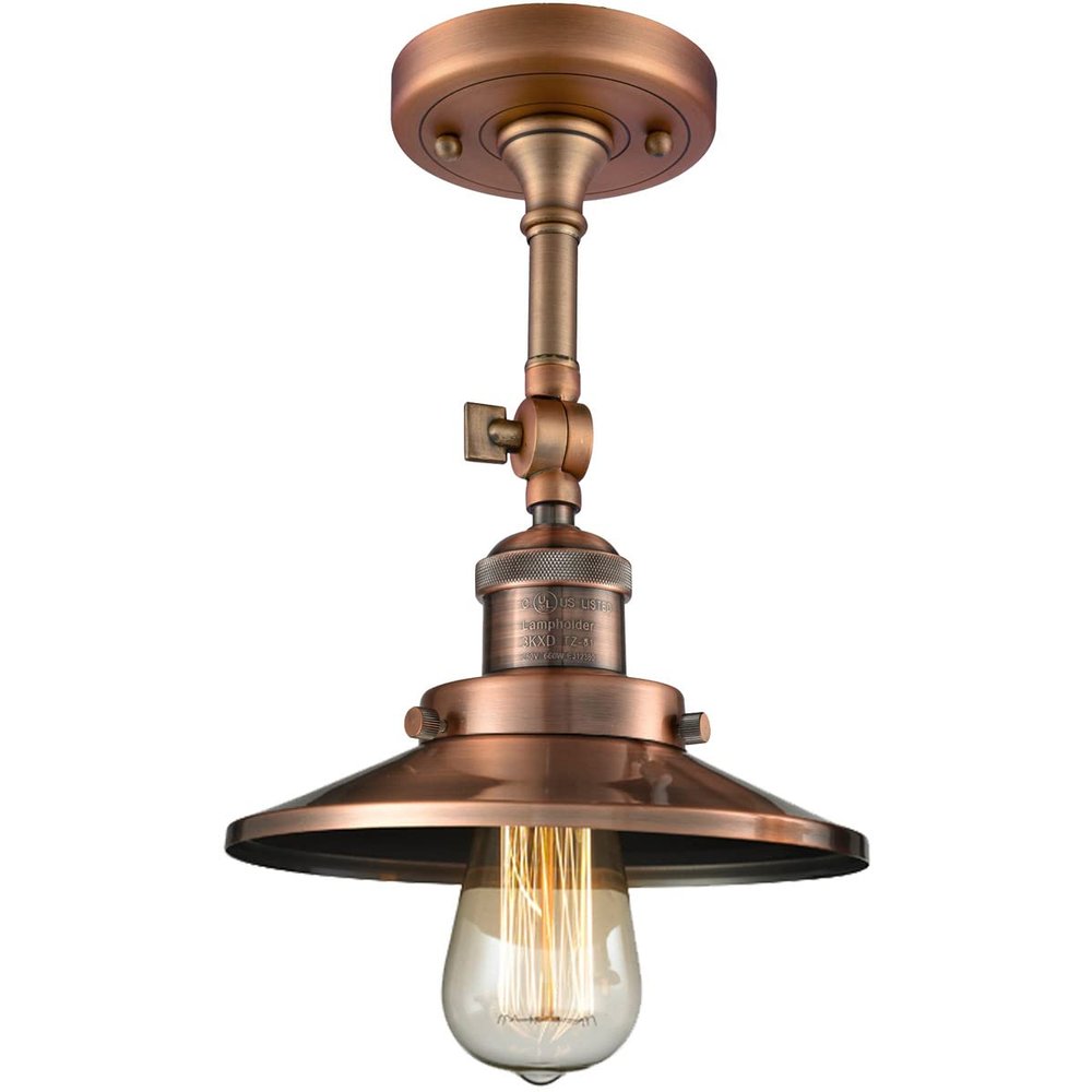 Innovations 201F-AC-M3-LED LED Semi-Flush Mount
