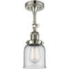 Innovations INNO201F-PN-G52-LED LED Semi-Flush Mount, Polished Nickel view 1