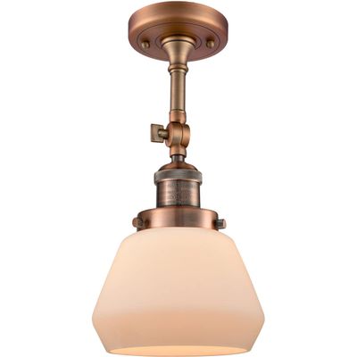 Innovations 201F-AC-G171-LED LED Semi-Flush Mount from Franklin Restoration Collection