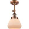 Innovations 201F-AC-G171-LED LED Semi-Flush Mount from Franklin Restoration Collection view 1