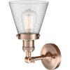 Innovations 201F-AC-G64-LED LED Semi-Flush Mount, Antique Copper view 4
