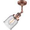 Innovations INNO201F-AC-G54-LED LED Semi-Flush Mount, Antique Copper view 2