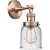 Innovations INNO201F-AC-G54-LED LED Semi-Flush Mount, Antique Copper view 3