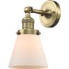 Innovations 201F-AB-G61-LED LED Semi-Flush Mount, Antique Brass view 3