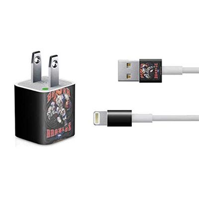 Skinit Decal Skin Compatible with iPhone Charger (5W USB) - Officially Licensed NFL Denver Broncos Running Back Design