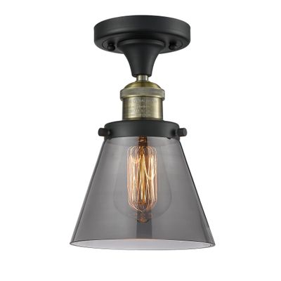 Innovations 517-1CH-BAB-G63 1 Light Semi-Flush Mount, Black Antique Brass