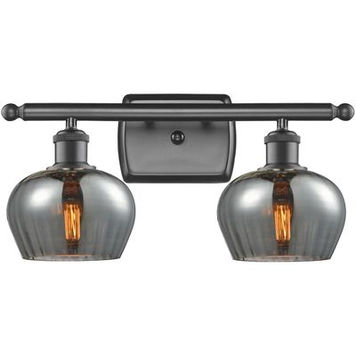 Innovations 516-2W-OB-G93-LED 2 Light Vintage Dimmable LED Bathroom Fixture, Oil Rubbed Bronze