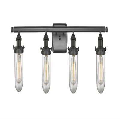Innovations 516-4W-OB-232-CL-LED 4 Light Vintage Dimmable LED Bathroom Fixture, Oil Rubbed Bronze