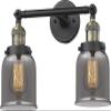 Innovations 208-BAB-G53 2 Light Bathroom Fixture, Black Antique Brass view 1