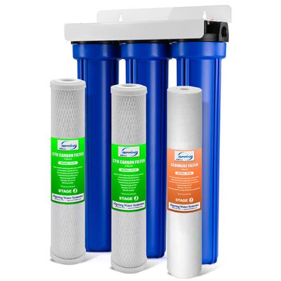 iSpring WCB32O Whole House Water Filter System, 3/4" Inlet/Outlet