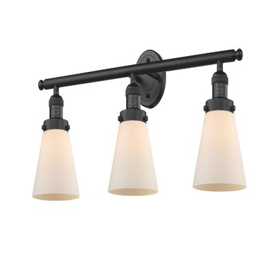 Innovations 205-BK-G61 Three Light Bath Vanity from Franklin Restoration Collection