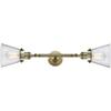 Innovations 208-AB-G64-LED 2 Light Vintage Dimmable LED Bathroom Fixture, Antique Brass view 4