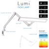 Daylight Company Lumi Task Lamp,+95 CRI, 4000 Lux,Craft Light, Super Bright Desk Lamp, Touch Dimmable, 2 Brightness Levels, Ideal Table Light, Drawing Lamps - Metal - 15 W view 2