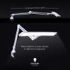 Daylight Company Lumi Task Lamp,+95 CRI, 4000 Lux,Craft Light, Super Bright Desk Lamp, Touch Dimmable, 2 Brightness Levels, Ideal Table Light, Drawing Lamps - Metal - 15 W view 3