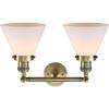 Innovations 208-AB-G41 2 Light Bathroom Fixture, Antique Brass view 2