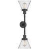 Innovations 208-OB-G44-LED 2 Light Vintage Dimmable LED Bathroom Fixture, Oil Rubbed Bronze view 1