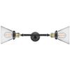 Innovations 208-BAB-G42 2 Light Bathroom Fixture, Black Antique Brass view 4
