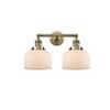 Innovations 208-AB-G71-LED 2 Light Vintage Dimmable LED Bathroom Fixture, Antique Brass view 1