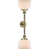 Innovations 208-AB-G71-LED 2 Light Vintage Dimmable LED Bathroom Fixture, Antique Brass view 3