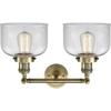 Innovations 208-AB-G72 2 Light Bathroom Fixture, Antique Brass view 2