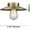 Innovations 208-BAB-M6 2 Light Bathroom Fixture, Black Antique Brass view 4