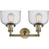 Innovations 208-AB-G74-LED 2 Light Vintage Dimmable LED Bathroom Fixture, Antique Brass view 2