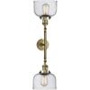 Innovations 208-AB-G74-LED 2 Light Vintage Dimmable LED Bathroom Fixture, Antique Brass view 3