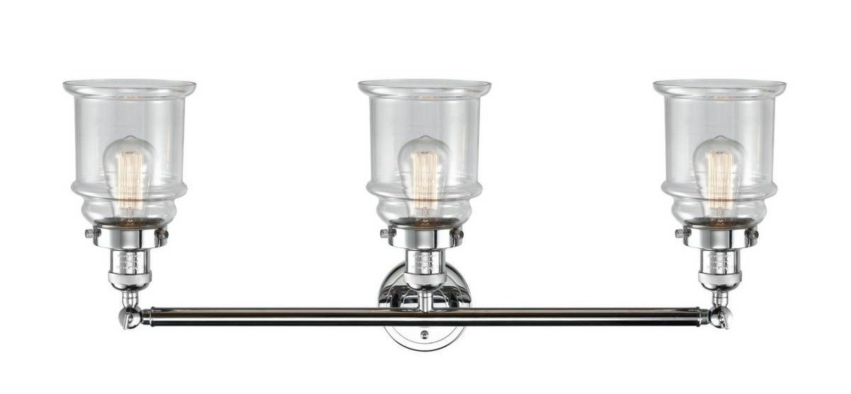 Innovations 205-PC-S-G182-LED 3 Light Vintage Dimmable LED Adjustable Bathroom Fixture, Polished Chrome