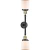 Innovations 208-BAB-G51-LED 2 Light Vintage Dimmable LED Bathroom Fixture, Black Antique Brass view 3