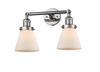Innovations 208-PN-G61-LED 2 Light Vintage Dimmable LED Bathroom Fixture, Polished Nickel view 1