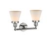 Innovations 208-PN-G61-LED 2 Light Vintage Dimmable LED Bathroom Fixture, Polished Nickel view 2