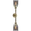 Innovations 208-AB-G53-LED 2 Light Vintage Dimmable LED Bathroom Fixture, Antique Brass view 3