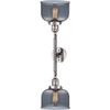 Innovations 208-PN-G73-LED 2 Light Vintage Dimmable LED Bathroom Fixture, Polished Nickel view 3