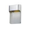 ET2 Lighting Alumilux Outdoor Wall Sconce | Satin Aluminum Finish | Aluminum Construction | Architectural Exterior Wall Lantern for Front Porches | Outdoor Hardwired Installation | E41330-SA view 1