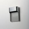 ET2 Lighting Alumilux Outdoor Wall Sconce | Satin Aluminum Finish | Aluminum Construction | Architectural Exterior Wall Lantern for Front Porches | Outdoor Hardwired Installation | E41330-SA view 3