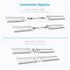 Lightkiwi L8659 Dunn 12 Inch Warm White Modular LED Under Cabinet Lighting - Premium Kit (3 Panel) view 4